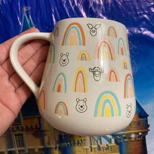 Winnie the Pooh Mug Cup Ceramic Coffee Rainbows Disney Parks Disneyland New